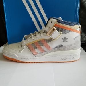 Adidas Forum Mid TT White Acid Orange